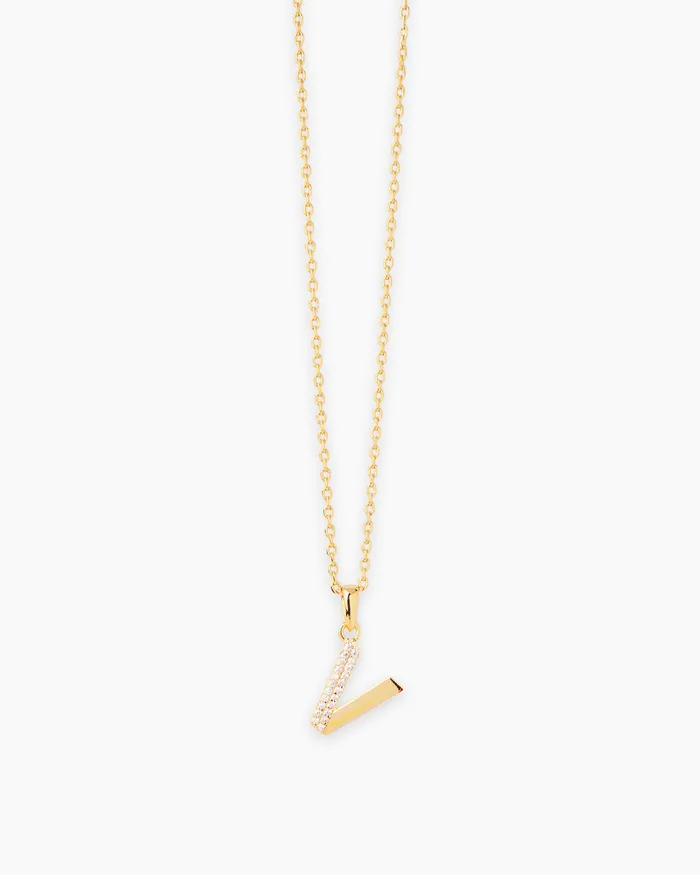 Penny Pairs Necklaces Letter Gold Necklace Penny Pairs Necklaces Letter Gold Necklace