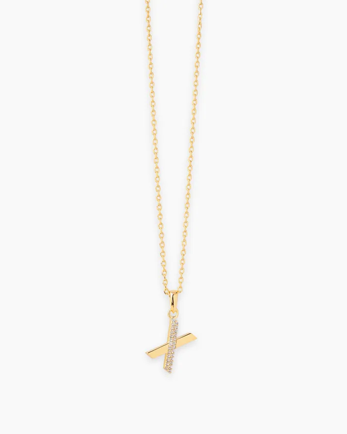 Penny Pairs Necklaces Letter Gold Necklace Penny Pairs Necklaces Letter Gold Necklace