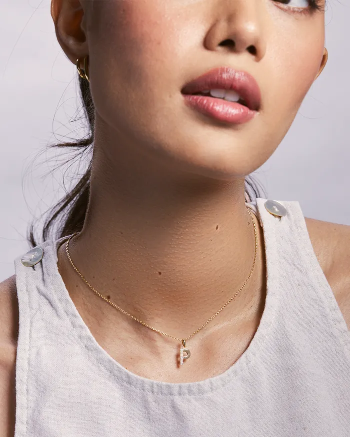 Penny Pairs Necklaces Letter Gold Necklace Penny Pairs Necklaces Letter Gold Necklace