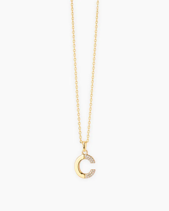 Penny Pairs Necklaces Letter Gold Necklace Penny Pairs Necklaces Letter Gold Necklace
