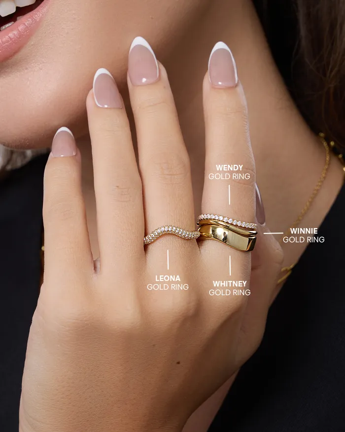 Penny Pairs Rings Leona Gold Ring Penny Pairs Rings Leona Gold Ring