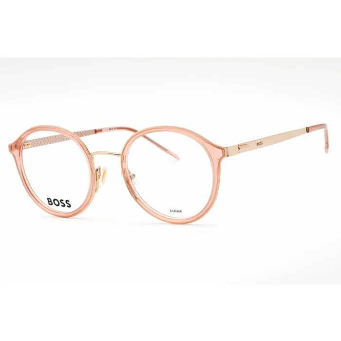 PreStyled Sets Hugo Boss Hugo Boss Womens Eyeglasses Gold Nude Round Full Rim Frame BOSS 1210 0BKU 00 PreStyled Sets Hugo Boss Hugo Boss Womens Eyeglasses Gold Nude Round Full Rim Frame BOSS 1210 0BKU 00