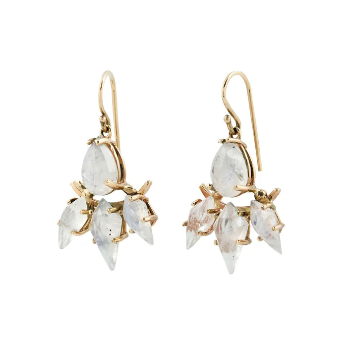 Rainbow Moonstone Earrings Michael Spirito Earrings