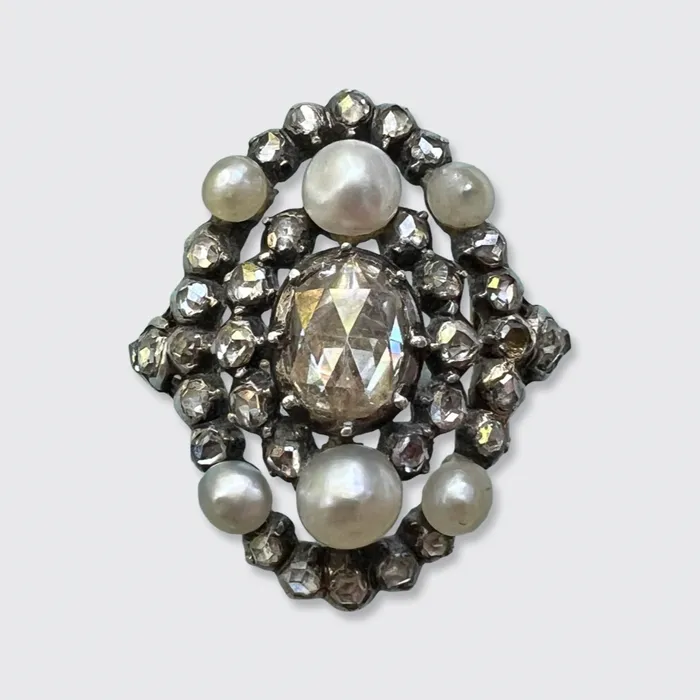 Rings 21stfinds Belle Epoque Pearl Diamonds Panel Ring Rings 21stfinds Belle Epoque Pearl Diamonds Panel Ring