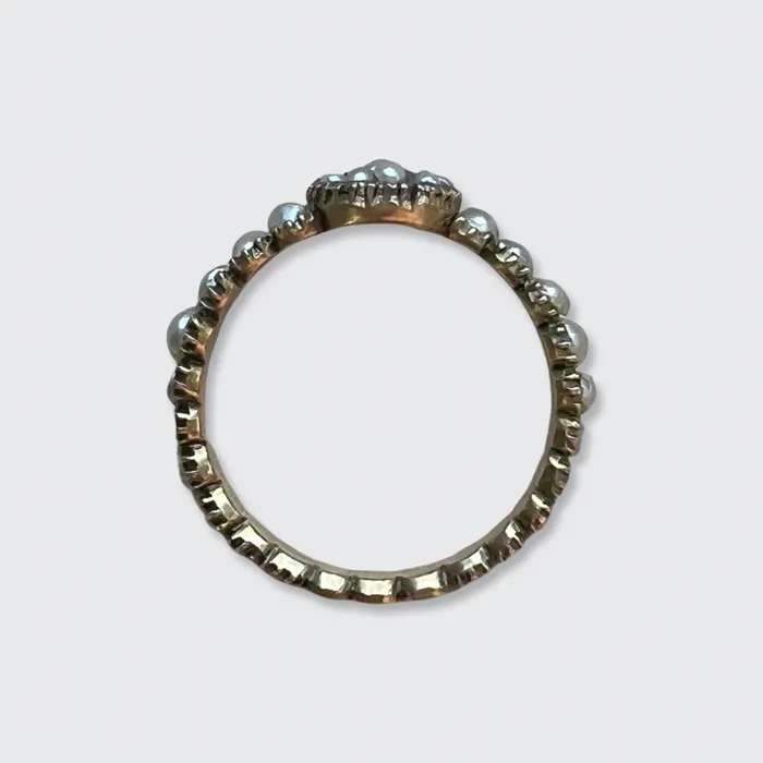 Rings 21stfinds Georgian Pearl Cluster Eternity Ring Rings 21stfinds Georgian Pearl Cluster Eternity Ring