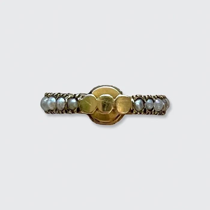 Rings 21stfinds Georgian Pearl Cluster Eternity Ring Rings 21stfinds Georgian Pearl Cluster Eternity Ring