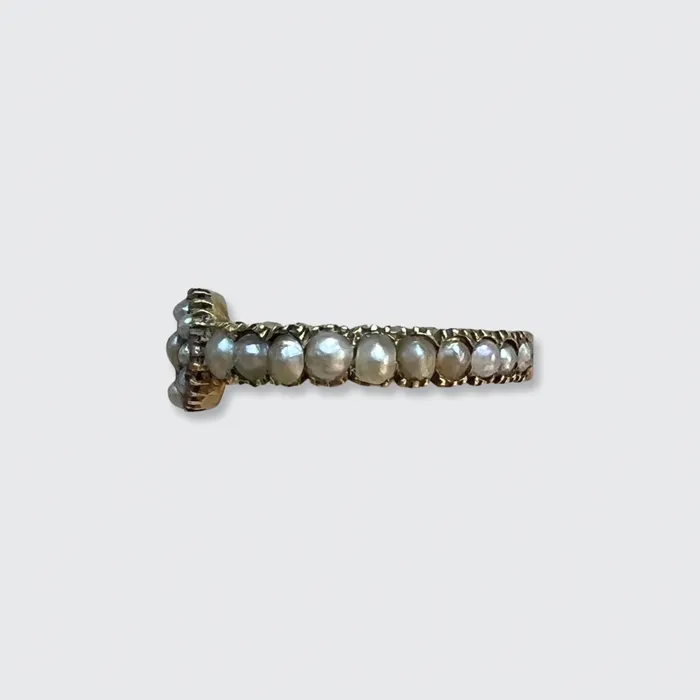 Rings 21stfinds Georgian Pearl Cluster Eternity Ring Rings 21stfinds Georgian Pearl Cluster Eternity Ring