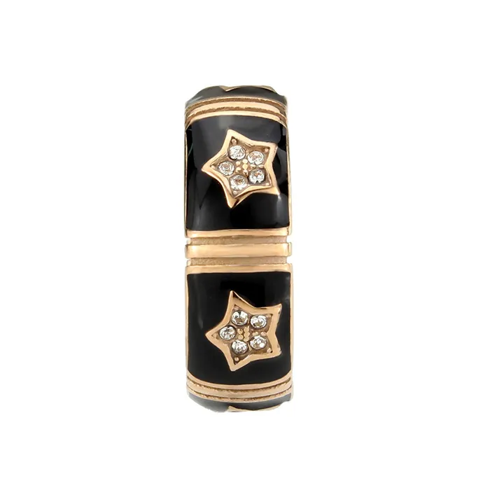 Rings Alamode TK3826 IP Rose GoldIon Plating Stainless Steel Ring with Top Grade Crystal in Clear Rings Alamode TK3826 IP Rose GoldIon Plating Stainless Steel Ring with Top Grade Crystal in Clear