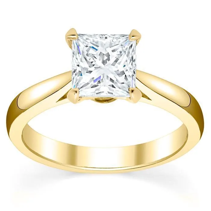 Rings deBebians 27mm Princess Open Tapered Solitaire Setting