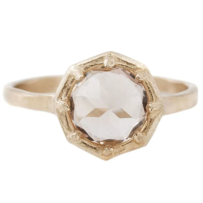Rings Lauren Wolf Jewelry Champagne Quartz Gold Ring