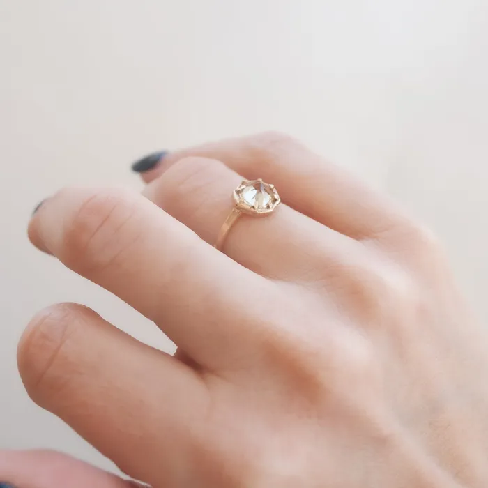 Rings Lauren Wolf Jewelry Champagne Quartz Gold Ring