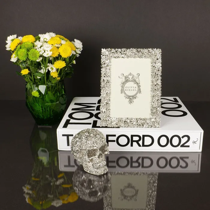 Rings Olivia Riegel Silver Everleigh Skull Box Olivia Riegel