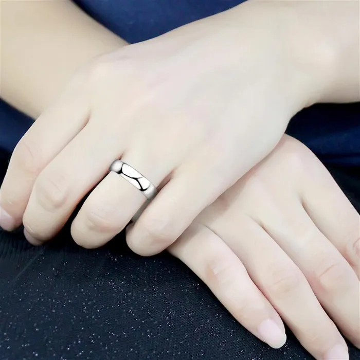 Rings SS1375 Silver 925 Sterling Silver Ring with No Stone Alamode