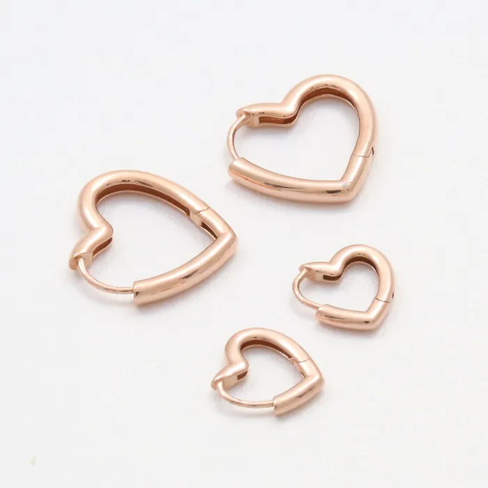 Small Heart Huggie Earrings from J Shop Earrings Small Heart Huggie Earrings from J Shop Earrings