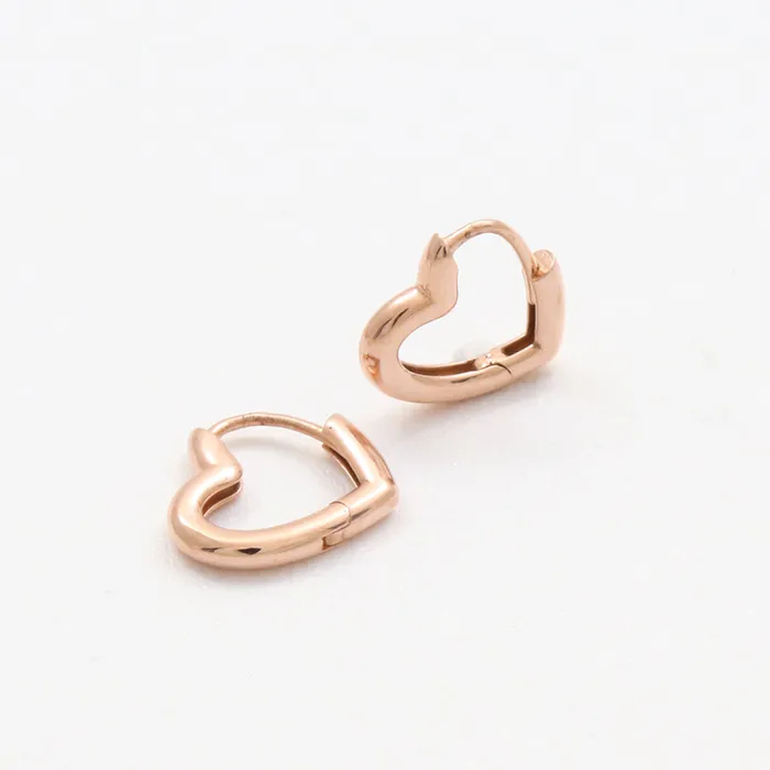 Small Heart Huggie Earrings from J Shop Earrings Small Heart Huggie Earrings from J Shop Earrings