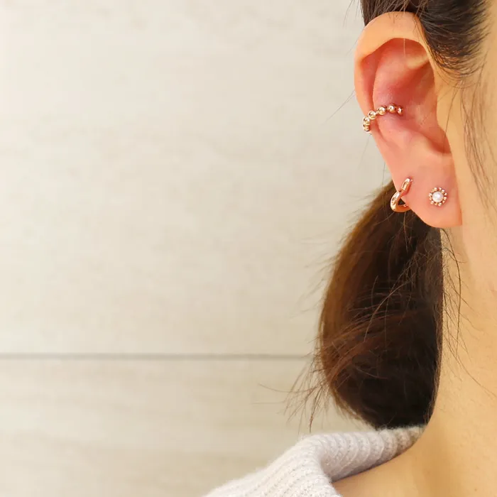 Small Heart Huggie Earrings from J Shop Earrings Small Heart Huggie Earrings from J Shop Earrings