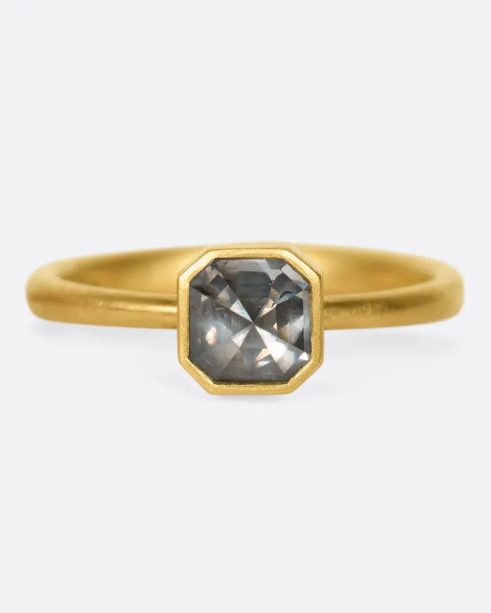 Smoky Octagonal Diamond Ring LOLA BROOKS Rings