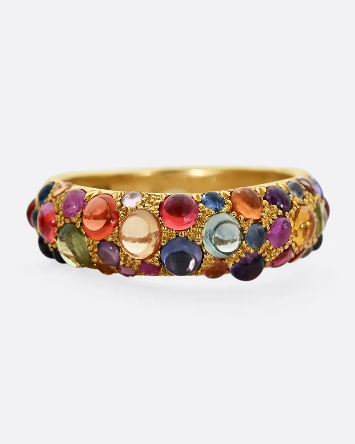 TAMSIN RASOR Rings Rainbow Sapphire Duomo Ring