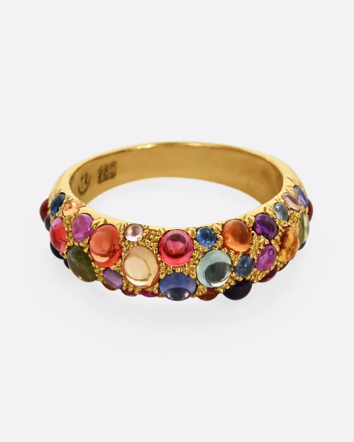 TAMSIN RASOR Rings Rainbow Sapphire Duomo Ring TAMSIN RASOR Rings Rainbow Sapphire Duomo Ring