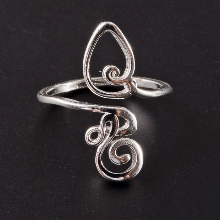 VVS Jewelry Rings 361L Stainless Steel Knuckle Adjustable Toe Ring