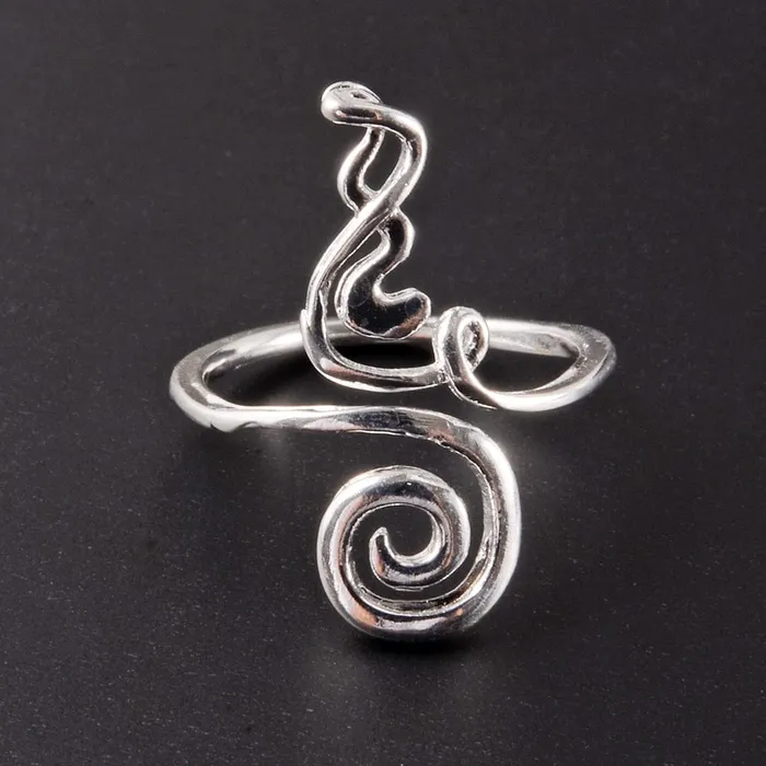 VVS Jewelry Rings 361L Stainless Steel Knuckle Adjustable Toe Ring