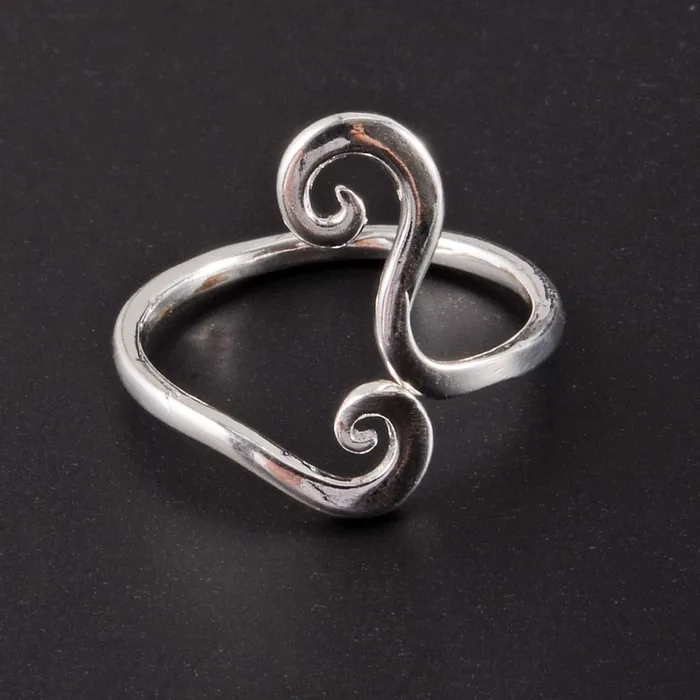 VVS Jewelry Rings 361L Stainless Steel Knuckle Adjustable Toe Ring