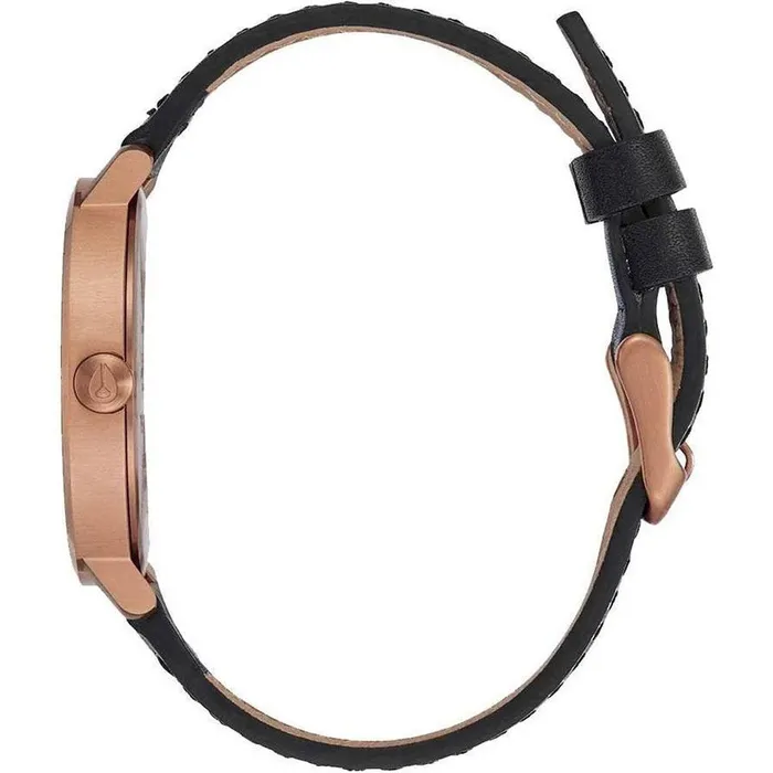 Watches Nixon Womens Quartz Watch Arrow Blue Dial Black Leather Strap SS Case A10912763 NIXON Watches Nixon Womens Quartz Watch Arrow Blue Dial Black Leather Strap SS Case A10912763 NIXON