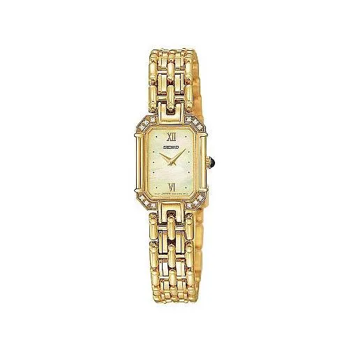 Watches Seiko Seiko Womens 12 Diamond Watch SUJE12