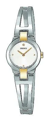 Watches Seiko Seiko Womens White Dial Bangle Watch SUJ704