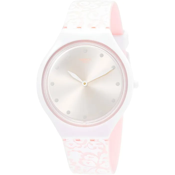 Watches Swatch Swatch Womens Watch Skin Skindentelle Dainty Light Pink Design Strap SVOW102 Watches Swatch Swatch Womens Watch Skin Skindentelle Dainty Light Pink Design Strap SVOW102