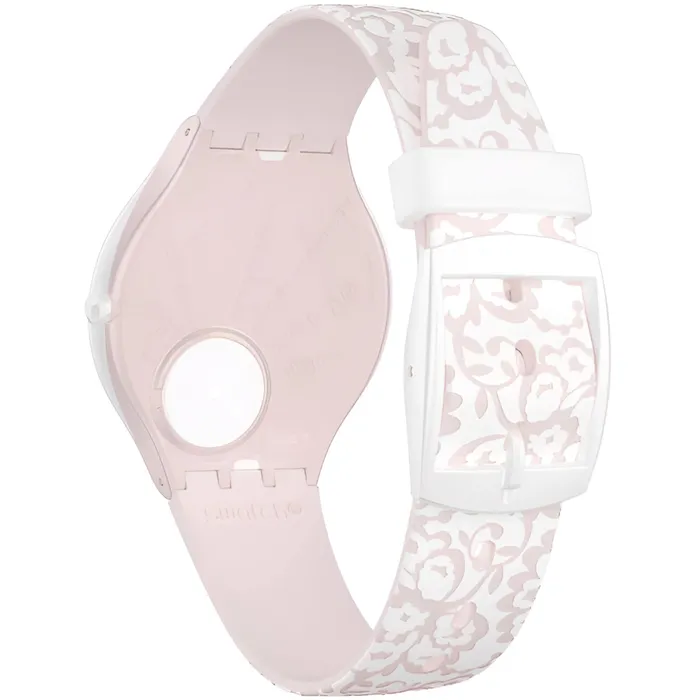 Watches Swatch Swatch Womens Watch Skin Skindentelle Dainty Light Pink Design Strap SVOW102 Watches Swatch Swatch Womens Watch Skin Skindentelle Dainty Light Pink Design Strap SVOW102