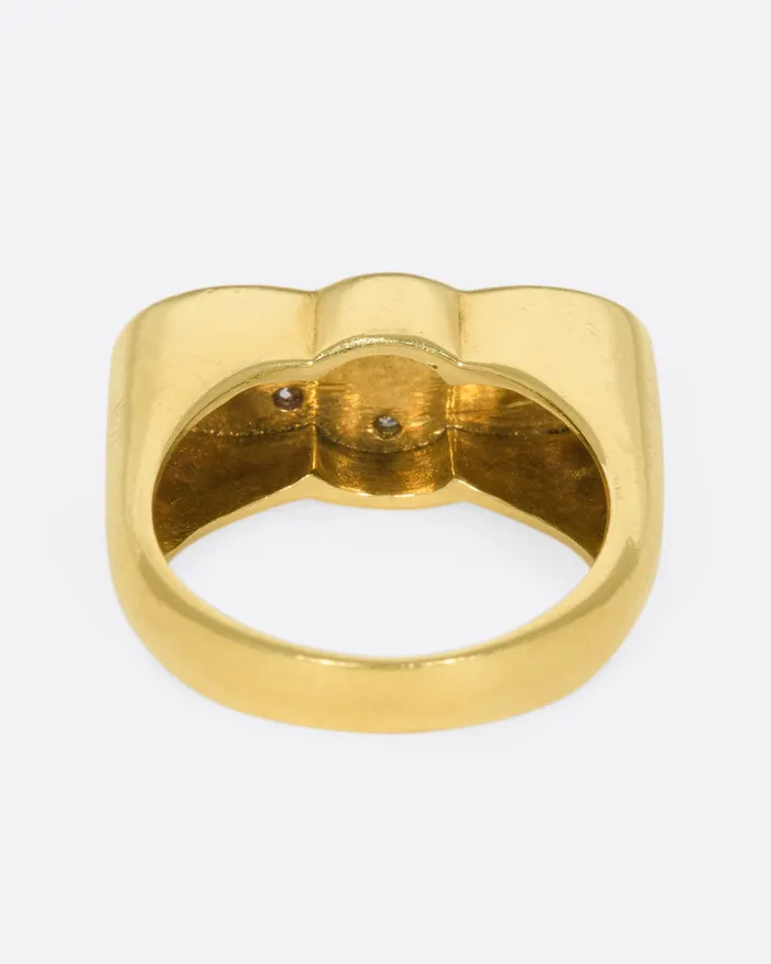 WEISZ Rings Enamel Diamond Infinity Ring