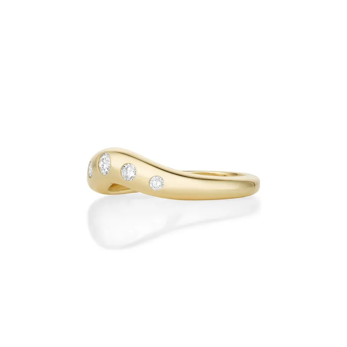 White Diamond Bomb Band Marrow Fine Rings White Diamond Bomb Band Marrow Fine Rings