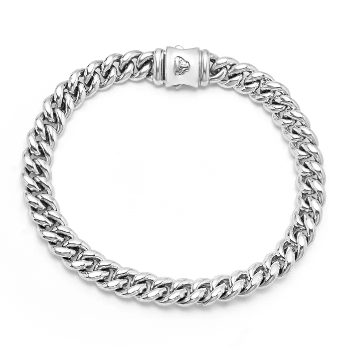Anthem Silver Curb Chain Bracelet 8mm LAGOS Bracelets