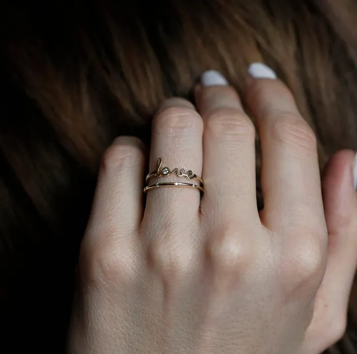 Capucinne Rings Diamond Ring Wedding Band