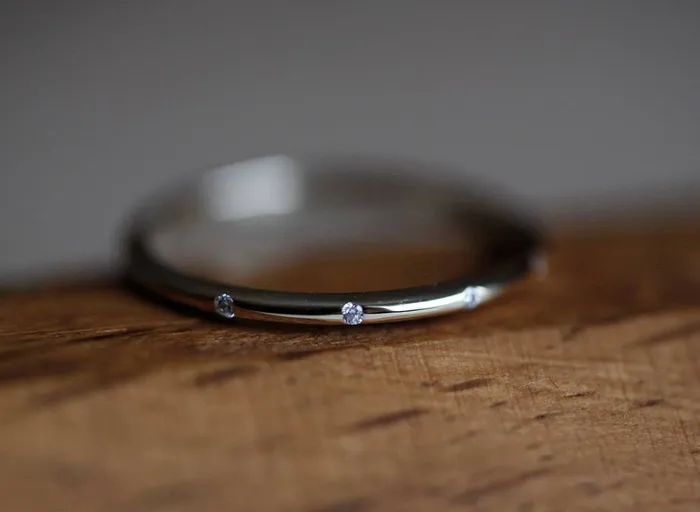 Capucinne Rings Diamond Ring Wedding Band
