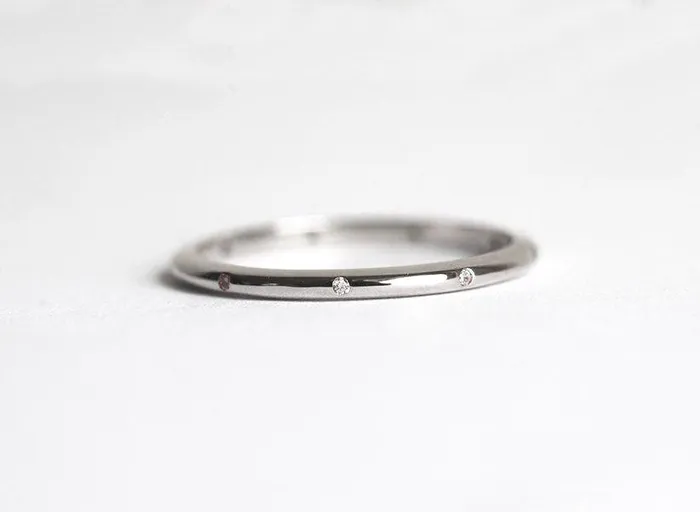 Capucinne Rings Diamond Ring Wedding Band