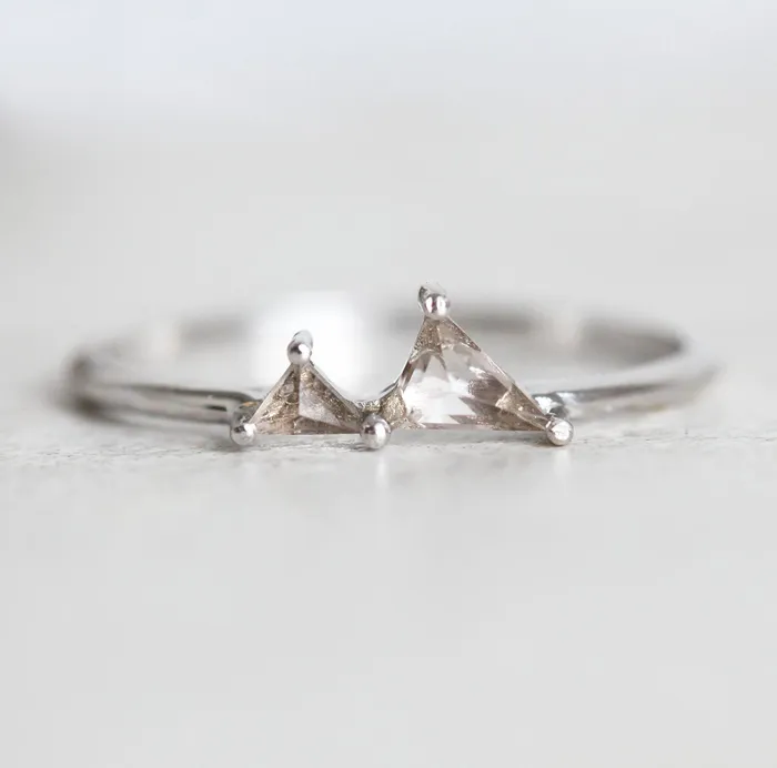 Capucinne Rings Gemstone Mountain Ring Mountain Ring Gold