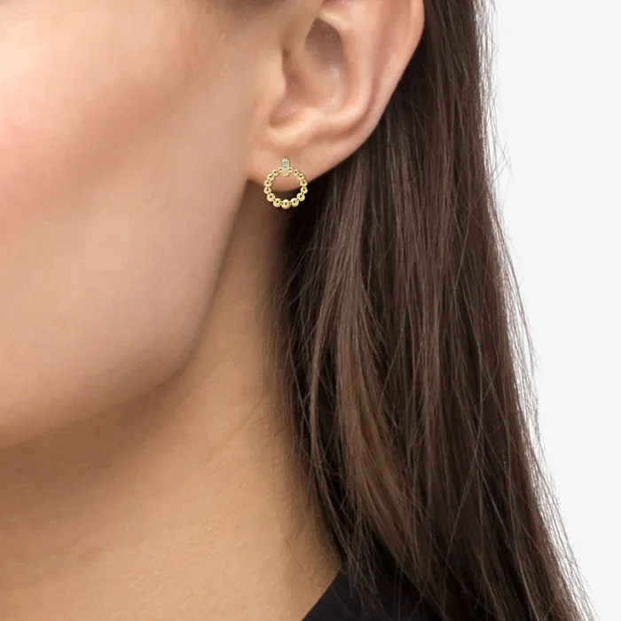 Covet 18K Gold Petite Diamond Stud Earrings LAGOS Earrings