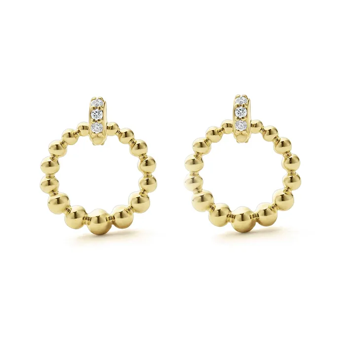 Covet 18K Gold Petite Diamond Stud Earrings LAGOS Earrings