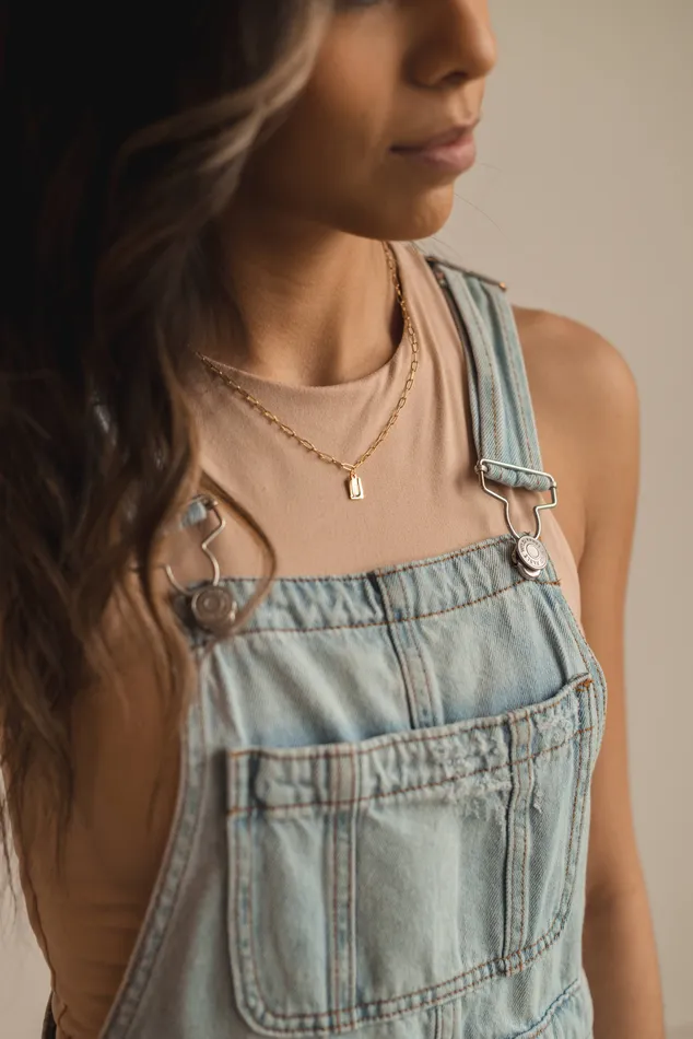 Dear Heart Necklaces Rest In Him Tag Necklace
