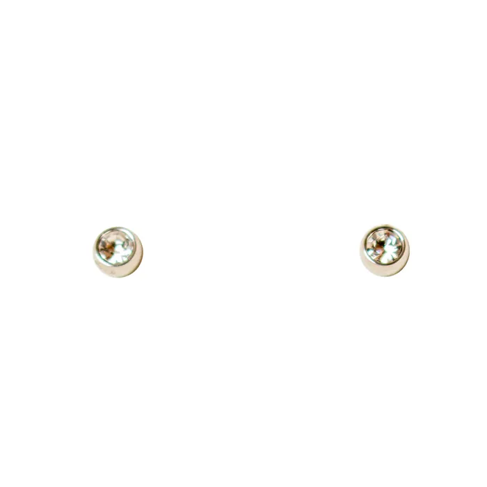 Earrings Fossil Earrings Base Metal With Zircon Silver Color Fossil