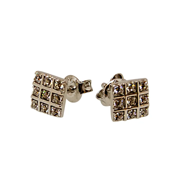 Esprit Earrings Silver Color Sqaure Shape Studs With Stone 925 Silver Esprit Earrings Esprit Earrings Silver Color Sqaure Shape Studs With Stone 925 Silver Esprit Earrings