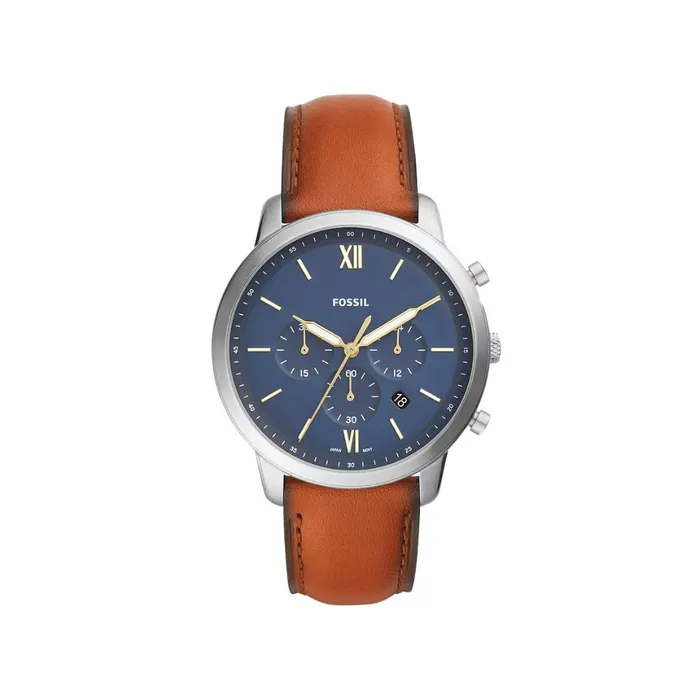 Fossil Fossil Mens Neutra Chronograph Brown Leather Watch Watches
