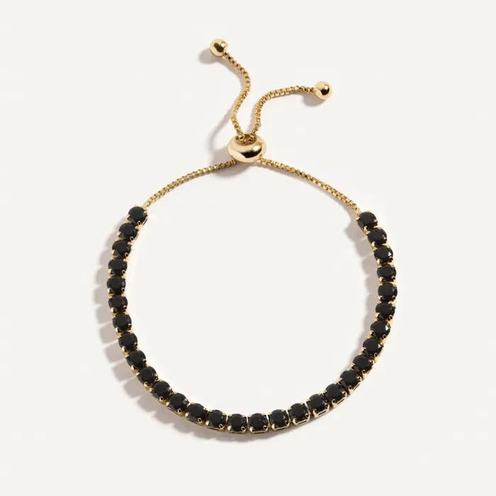 Hearts Valley Jewelry Bracelets Noir Tennis Bracelet