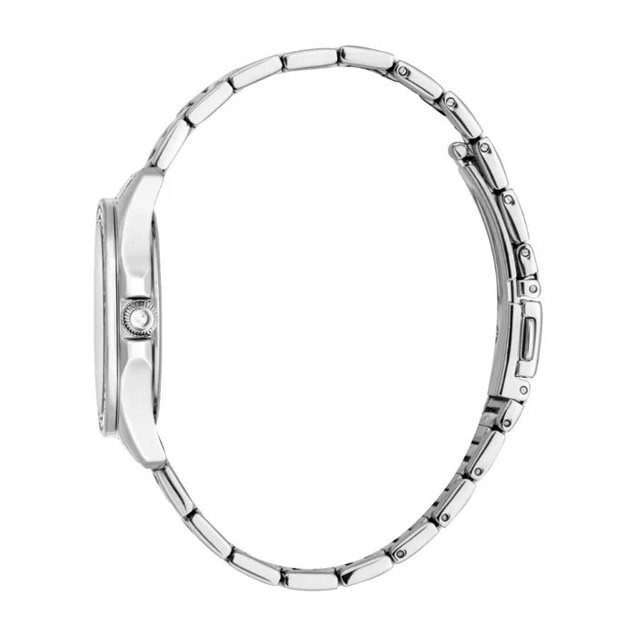 Just Cavalli Bracelets Just Cavalli Womens Silver Color Case Stainless Steel Metal Bracelet Watch