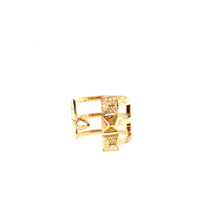 Just Cavalli Rings Just Cavalli Ring With Ip Gold Color