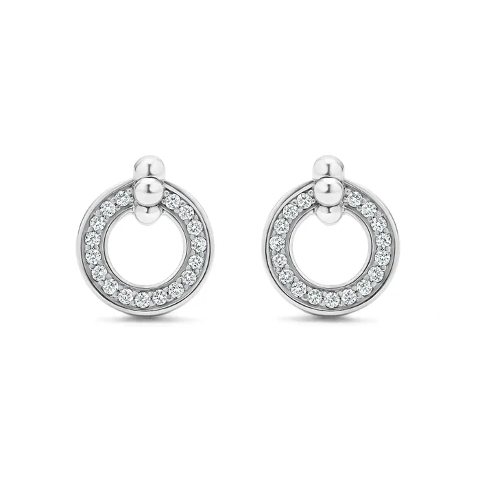LAGOS Caviar Spark Circle Diamond Stud Earrings Earrings LAGOS Caviar Spark Circle Diamond Stud Earrings Earrings