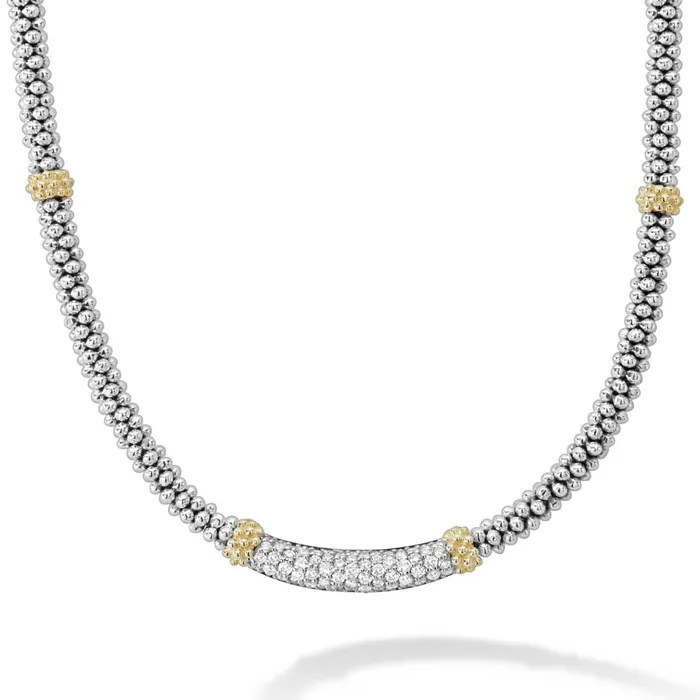 Lagos Necklaces Caviar Lux Caviar Diamond Necklace 3mm