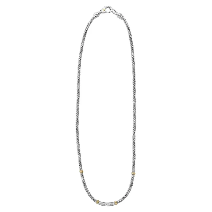 Lagos Necklaces Caviar Lux Caviar Diamond Necklace 3mm Lagos Necklaces Caviar Lux Caviar Diamond Necklace 3mm